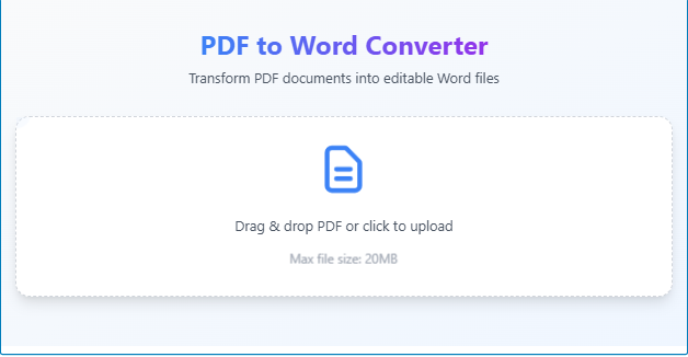 PDF to Word online