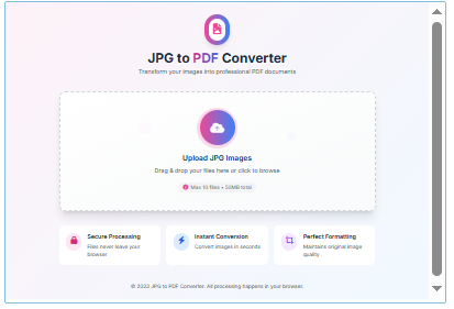 JPG to PDF Converter