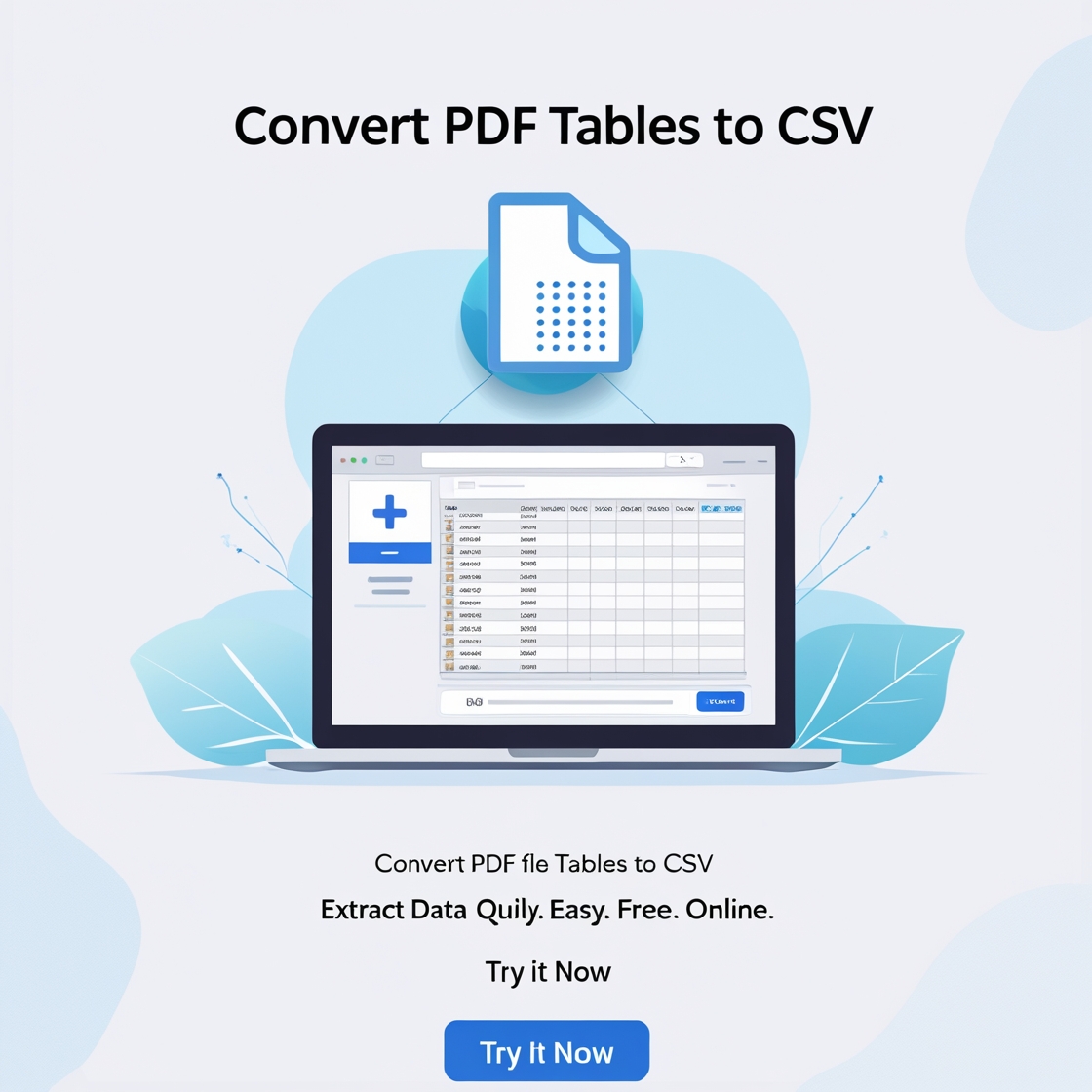 PDF to CSV Converter