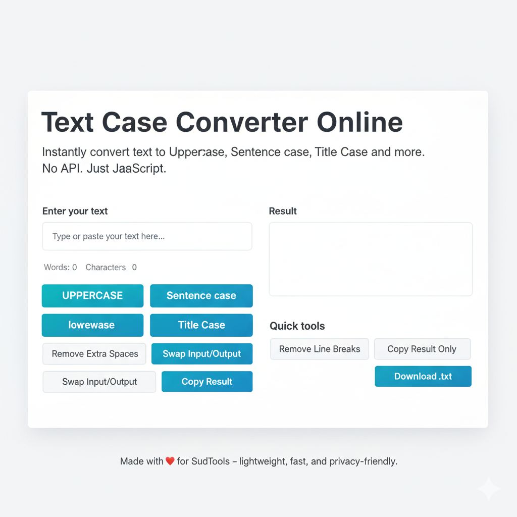 Text Case Converter Online