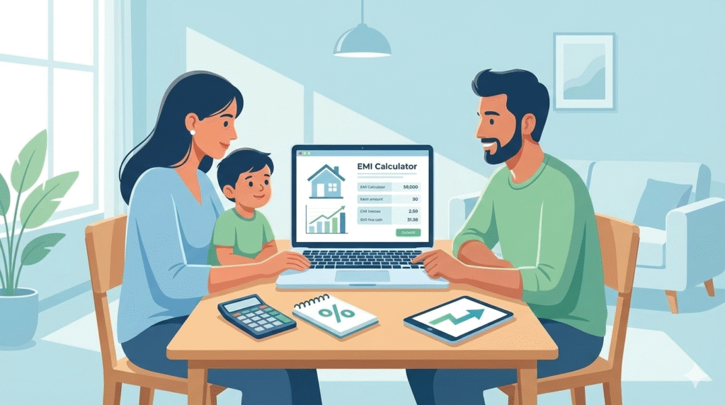 Home Loan EMI Calculator Online to Calculate Monthly EMI Easily